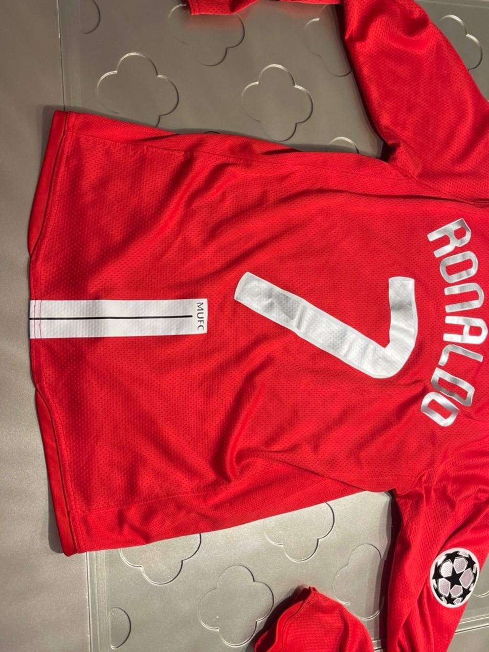 Red Ronaldo #7 jersey man united